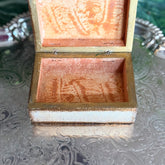 White/Gold Florentine Box
